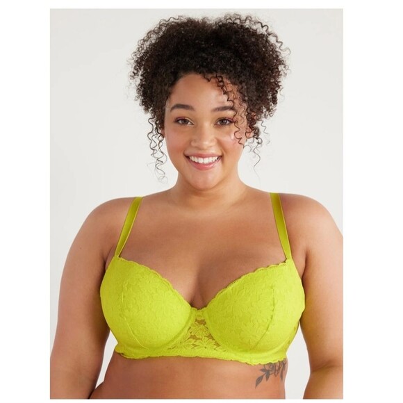 No Boundaries All Over Lace Balconette Bra with Sugarcup Size 34B - Picture 2 of 10